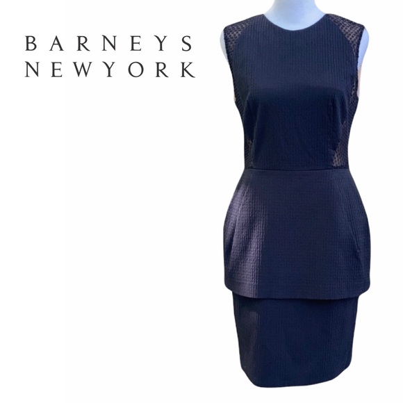 Barneys New York Dresses & Skirts - Barney’s NY Navy Lace Detail Dress sz 4